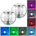 Lumini LED solare plutitoare cu bilă - 2 buc.