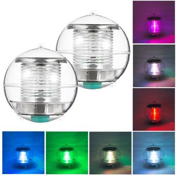 Lumini LED solare plutitoare cu bilă - 2 buc.