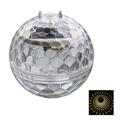 Lampă solară plutitoare în formă de glob pentru piscină, cu lumină galbenă caldă - IP65, dimensiune 11cm