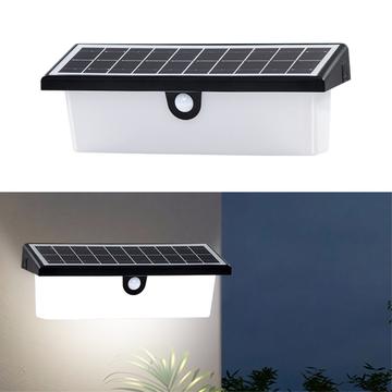 Senzor solar de mișcare pentru lumina de perete YH0617-PIR - alb rece
