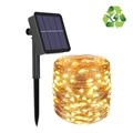 Lanț Lumini Solare Impermeabil IP67 LED - 32m - Galben