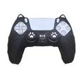 Husă din silicon pentru Sony PlayStation 5 DualSense cu urechi de pisică și protecții pentru degetul mare