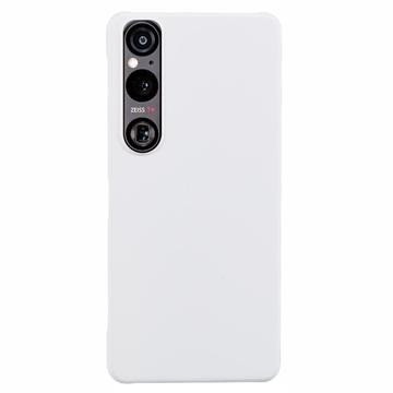 Husă Plastic Cauciucat Sony Xperia 1 VI - Alb