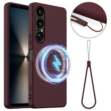 Husă Silicon Liquid Sony Xperia 1 VII - Compatibila MagSafe
