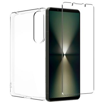 Husă TPU și Geamuri Protecție Ecran Sony Xperia 1 VII - Saii 2-în-1