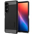 Husă TPU Sony Xperia 1 VII - Spigen Rugged Armor - Negru