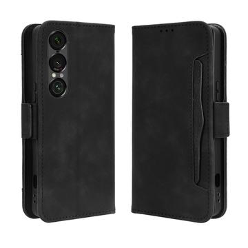 Husă portofel pentru card Sony Xperia 1 VII - Negru