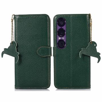 Husă Piele Portofel cu RFID Sony Xperia 1 VII