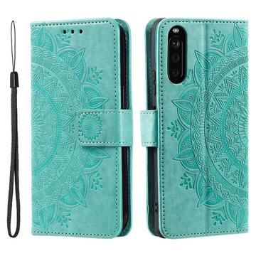 Husă Portofel Sony Xperia 10 VI - Mandala - Verde
