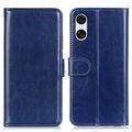 Husă Portofel cu Închidere Magnetică Sony Xperia 10 VI - albastru închis