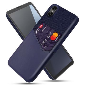 Husă cu Buzunar Card Sony Xperia 10 VII - KSQ - Albastru