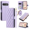 Sony Xperia 10 VII Husă portofel matlasata de lux - Violet