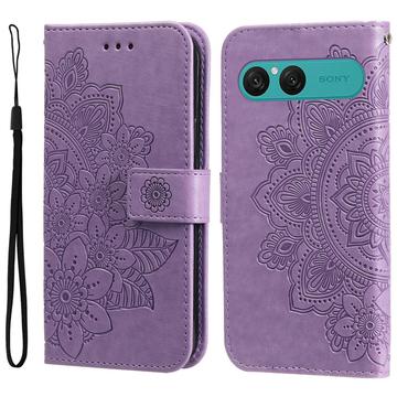 Husă Portofel Sony Xperia 10 VII - Mandala - Violet