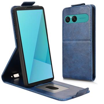 Husă verticală cu rabat și suport Sony Xperia 10 VII