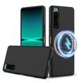 Husă Silicon Liquid Sony Xperia 5 IV - Compatibila MagSafe - Negru