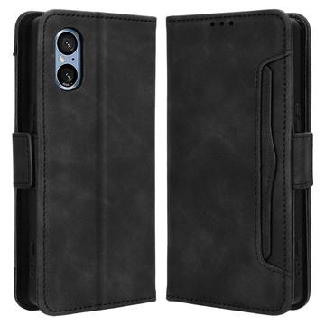 Husă Portofel Sony Xperia 5 V - Cardholder - Negru