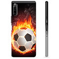 Husă TPU - Sony Xperia L4 - Fotbal în Flăcări