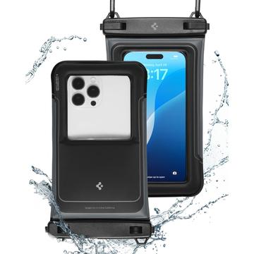 Spigen A611P Carcasă plutitoare impermeabilă universală - IPX8/30m, pachet de 2 - negru mat