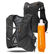 Vestă de alergare Spigen A721 Dynamic Shield cu bidon flexibil de 500ml - M/L - Negru