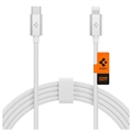 Cablu USB-C / Lightning Spigen PB2200 ArcWire - 2m - Alb