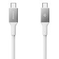 Cablu USB-C Spigen EB24015CC Essential - 240W, 1.5m - Alb