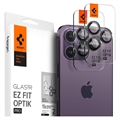 Protector Obiective Cameră iPhone 14 Pro/14 Pro Max/15 Pro/15 Pro Max Spigen Glas.tR Ez Fit Optik Pro - Negru
