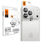 Protector Obiective Cameră iPhone 18 Pro/18 Pro Max Spigen Glas.tR Ez Fit Optik Pro - 2 Buc. - Argintiu