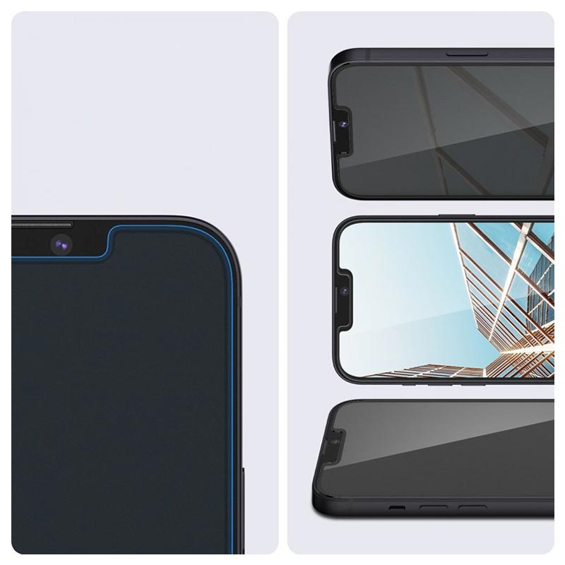 Geam Protecție Ecran iPhone 13 Pro Max Spigen Glas.tR Ez Fit Privacy