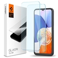 Protecție Ecran - 9H - Samsung Galaxy A14/A14 5G - Spigen Glas.tR Slim - Negru