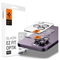 Protector Obiective Cameră iPhone 14 Pro/14 Pro Max/15 Pro/15 Pro Max Spigen Glas.tR Ez Fit Optik Pro - Violet Intens