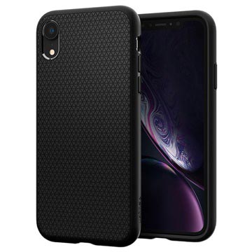 Husă TPU Spigen Liquid Air pentru iPhone XR - Neagră