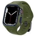 Husă TPU Apple Watch Series 9/8/7 - Spigen Liquid Air Pro - 45mm - Verde