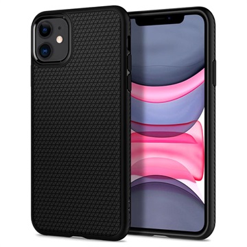 Husă TPU iPhone 11 - Spigen Liquid Air - Negru