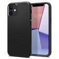 Husă TPU iPhone 12 Mini - Spigen Liquid Air - Negru