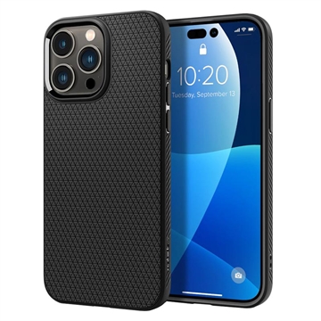 Husă TPU iPhone 14 Pro Max - Spigen Liquid Air - Negru