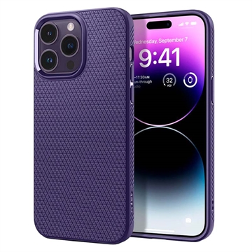 Husă TPU iPhone 14 Pro Max - Spigen Liquid Air - Violet Intens