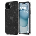 Husă iPhone 15 - Spigen Liquid Crystal Glitter - Transparent