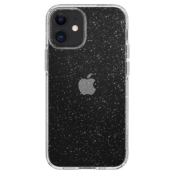 Husă iPhone 12 Mini - Spigen Liquid Crystal Glitter - Transparent