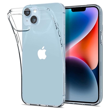 Husă TPU iPhone 14 - Spigen Liquid Crystal - Transparent