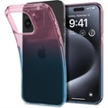 Husă TPU iPhone 15 Pro - Spigen Liquid Crystal - Roz