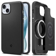 Husă Hibrid iPhone 15 Plus - Spigen Mag Armor - Negru Mat