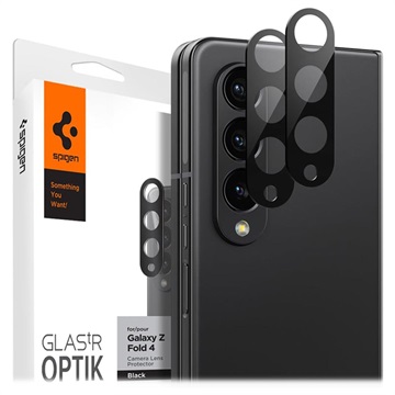 Protector Obiective Cameră Samsung Galaxy Z Fold4 - Spigen Optik.tR - Negru