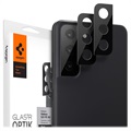 Protector Obiective Cameră Samsung Galaxy S21 FE 5G Spigen Optik.tR - Negru