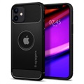 Husă iPhone 12 Mini - Spigen Rugged Armor - Negru
