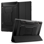 Husă Folio Samsung Galaxy Tab S9+ - Spigen Rugged Armor Pro - Negru