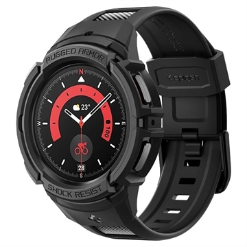 Husă TPU Samsung Galaxy Watch5 Pro - Spigen Rugged Armor Pro - 45mm - Negru