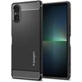 Husă TPU Sony Xperia 5 V - Spigen Rugged Armor - Negru