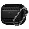 Husă TPU AirPods Pro - Spigen Rugged Armor - Negru