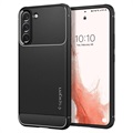 Husă TPU Samsung Galaxy S22 5G - Spigen Rugged Armor - Negru