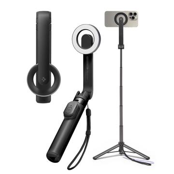 Spigen S571W Selfie Stick / Trepied - Compatibil MagSafe - Negru